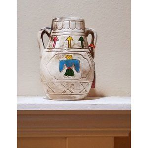 Colorful Mini Tribal Vase with Description Tag